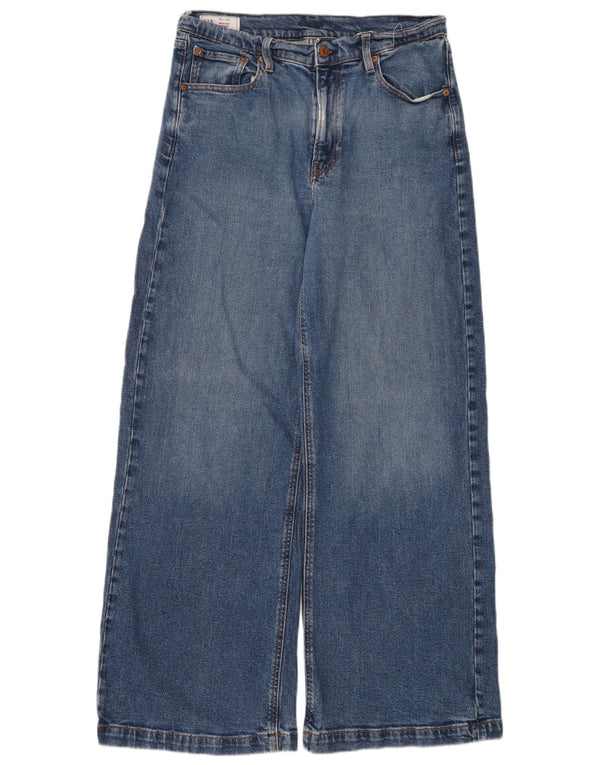Blugi Gap pentru femei Stride cu talie înaltă, cu picioare largi, US 10, mari, l30, l31, bumbac albastru