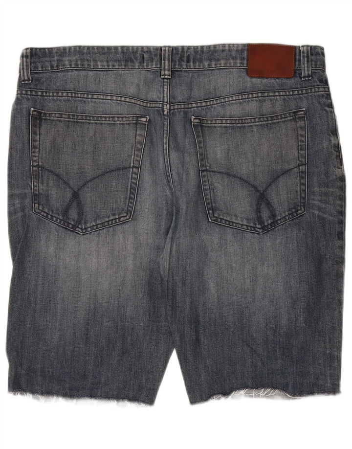 Pantaloni scurți din denim pentru bărbați Calvin Klein W36, mare, albastru, bumbac