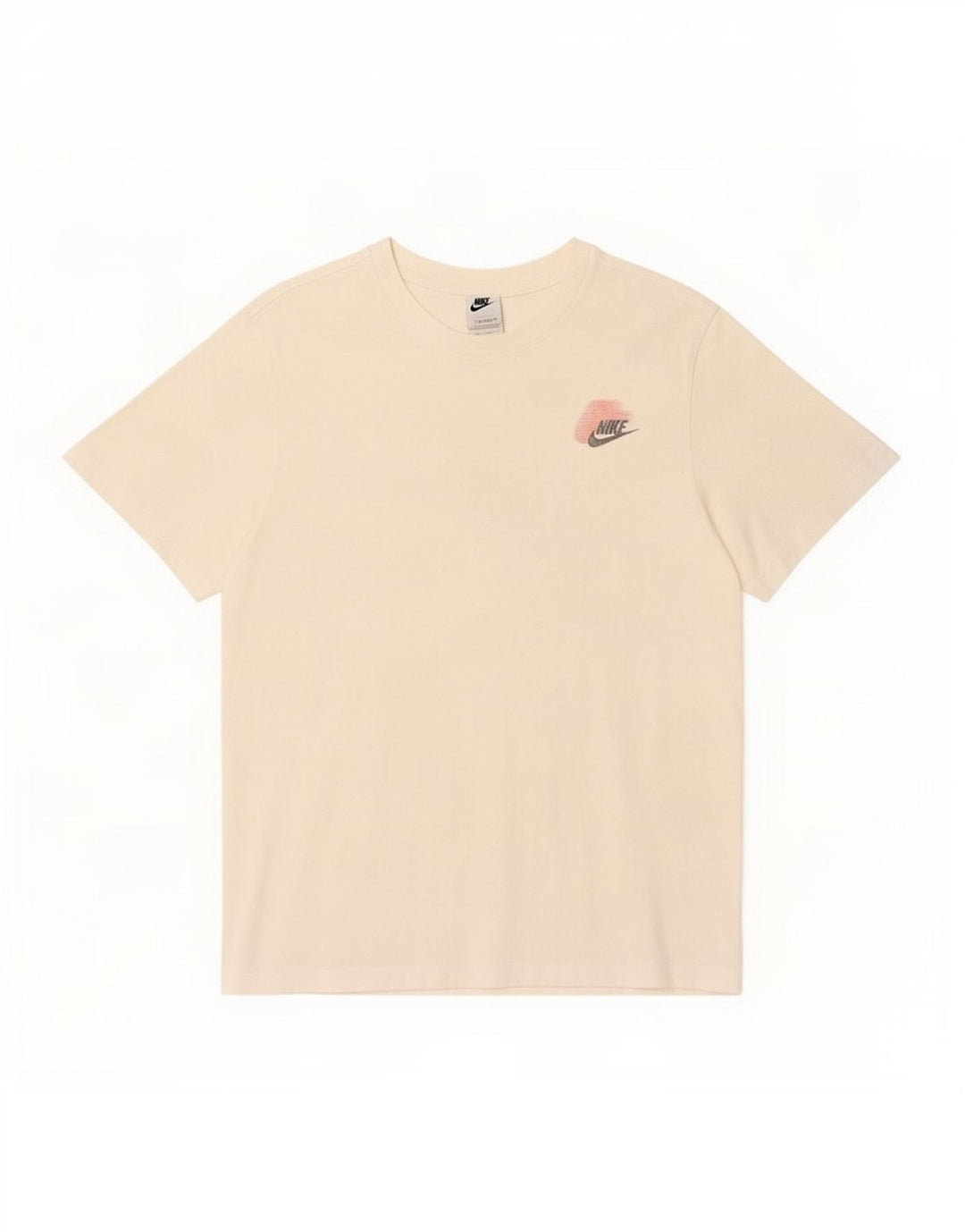 Tricou grafic Nike pentru bărbați Top mediu din bumbac alb