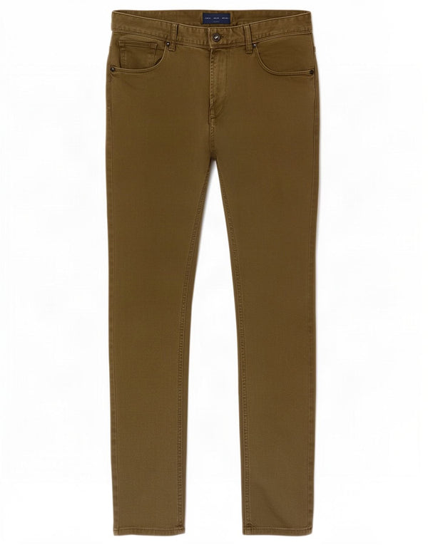 Blugi slim pentru bărbați Zara EU 40 Medium W31 L30 Kaki Bumbac