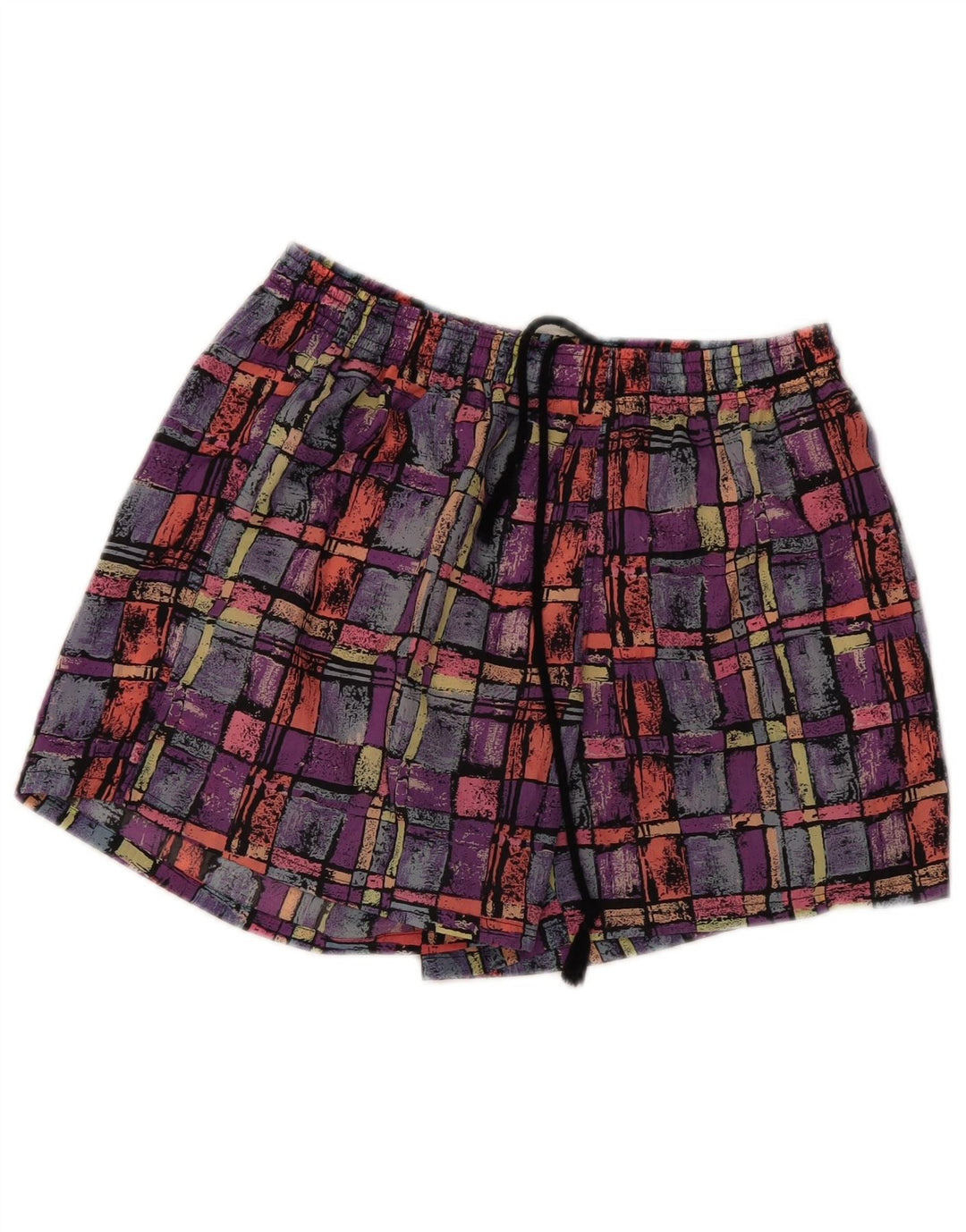 Pantaloni scurți de înot pentru bărbați Santostefano, poliamidă geometrică multicoloră mică