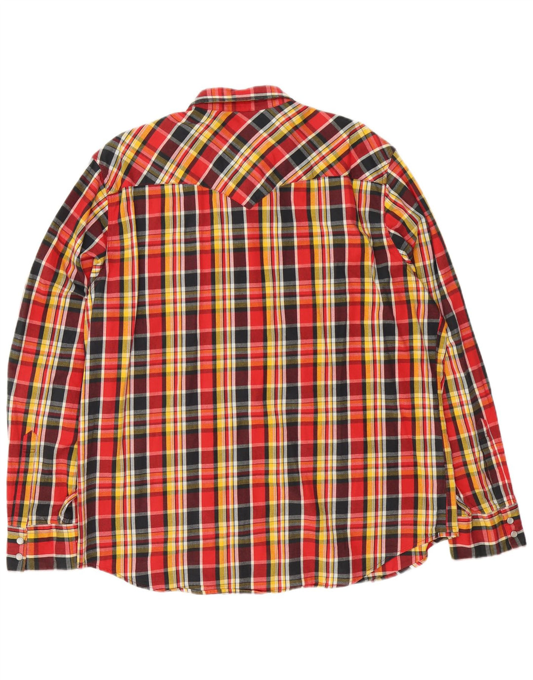 Cămașă pentru bărbați Levi's cu carouri 2XL, bumbac cu carouri multicolore