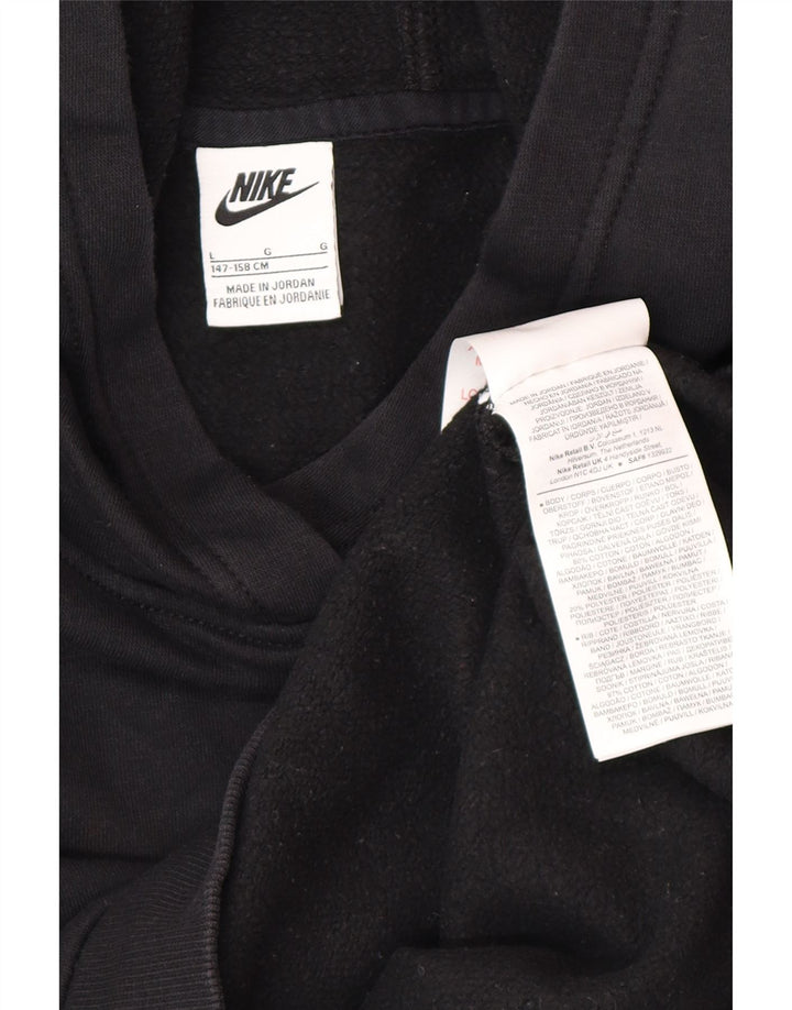 Pulover Nike pentru băieți, 12-13 ani, mare, negru, bumbac
