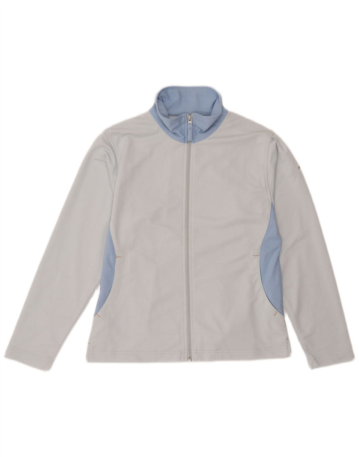 Jachetă de trening KAPPA pentru femei UK 16, mare, albastru, poliester color bloc