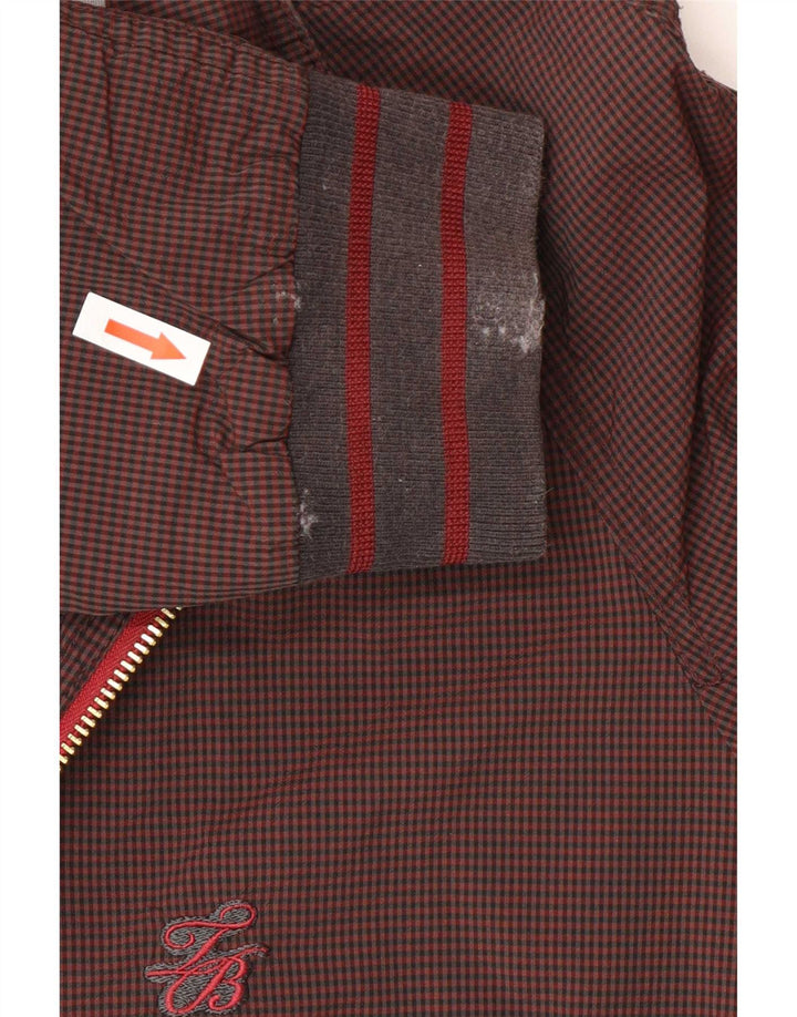 Bomber pentru bărbați Ted Baker Mărimea 4, maro, cu carouri mari
