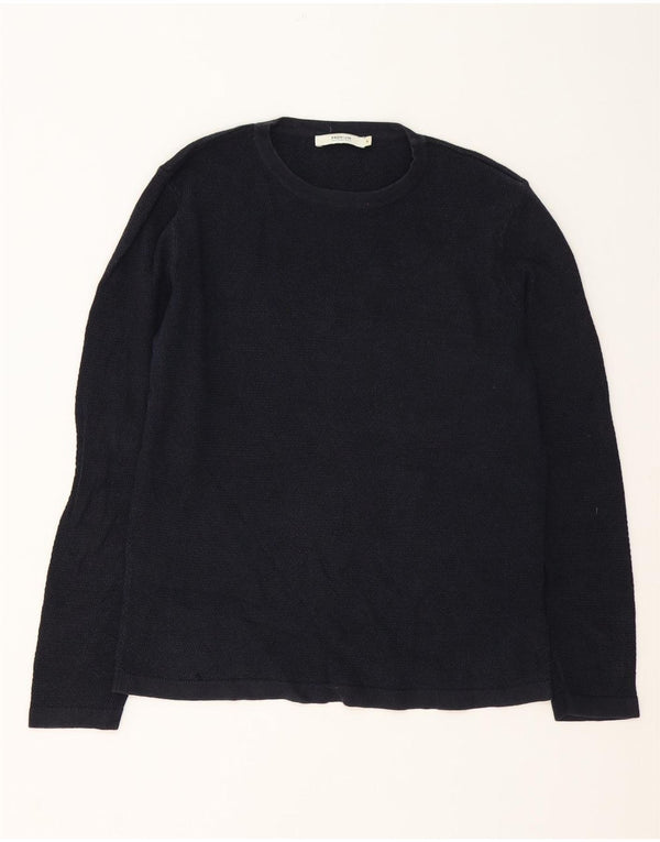 Pulover Jack & Jones pentru bărbați, cu gât crew, bumbac mare, albastru