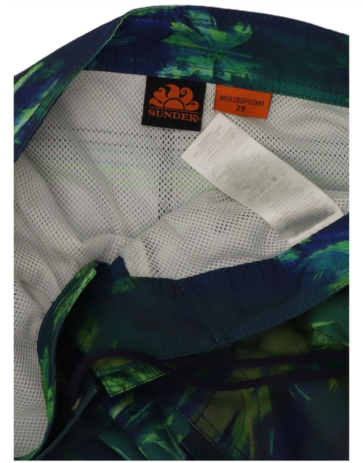 Sundek Pantaloni scurți de baie pentru bărbați, mici, bleumarin, din poliester
