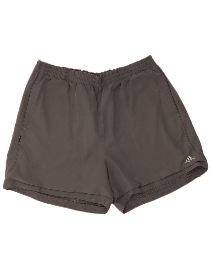 Pantaloni scurți sport pentru bărbați Adidas 2XL poliester gri