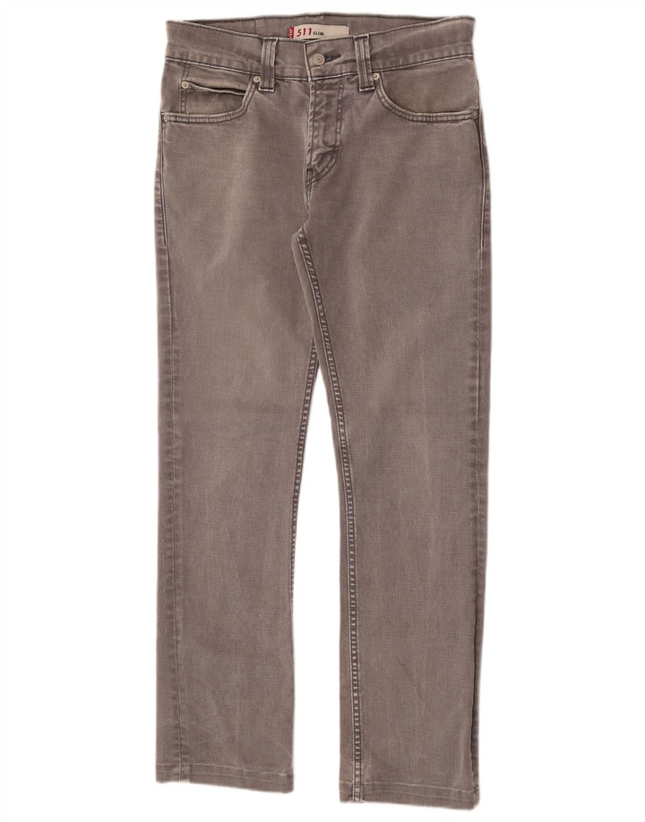 Blugi Levi's 511 Slim pentru bărbați W30 L29 bumbac gri