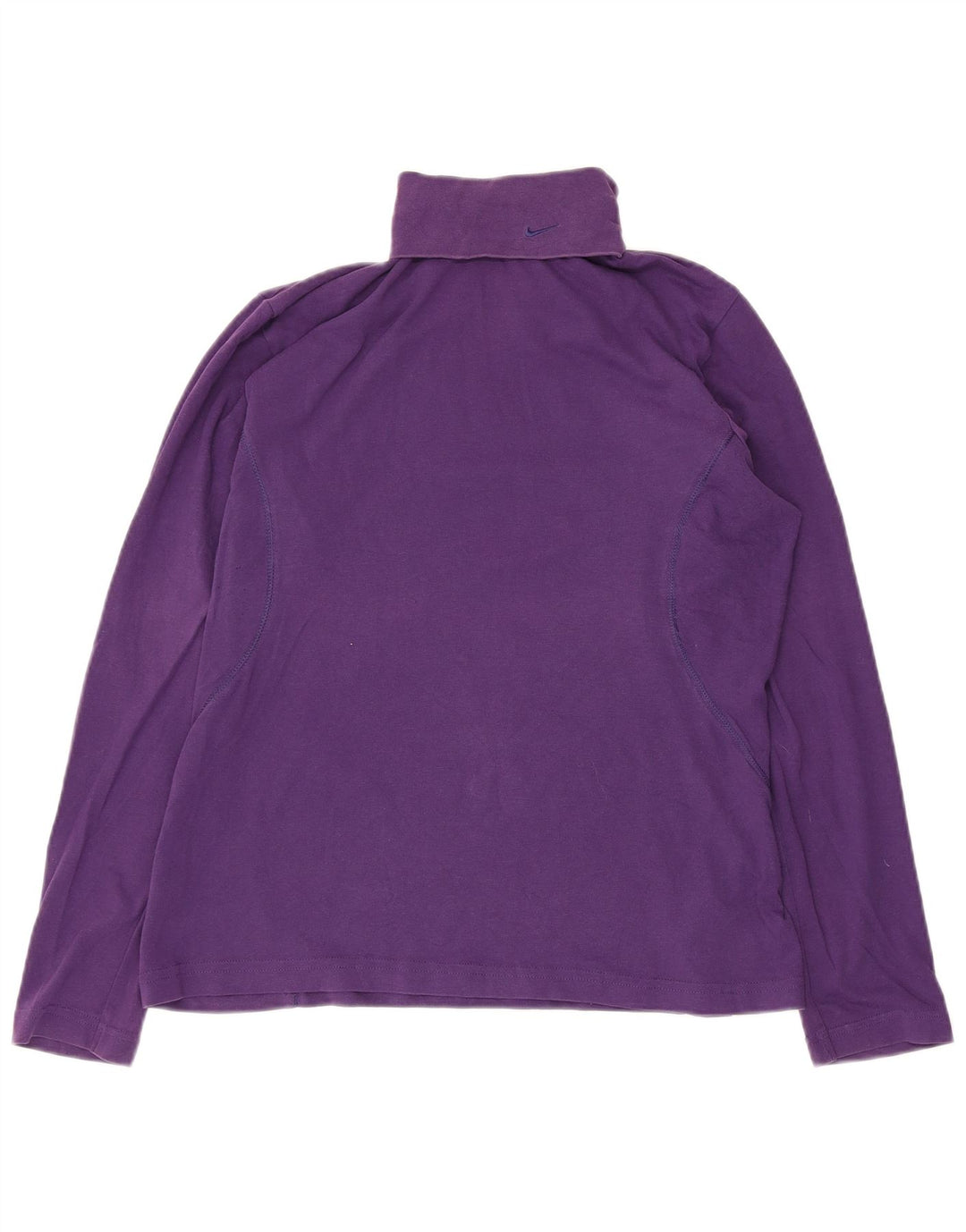Top cu gât rulat Nike pentru femei cu mânecă lungă mare violet