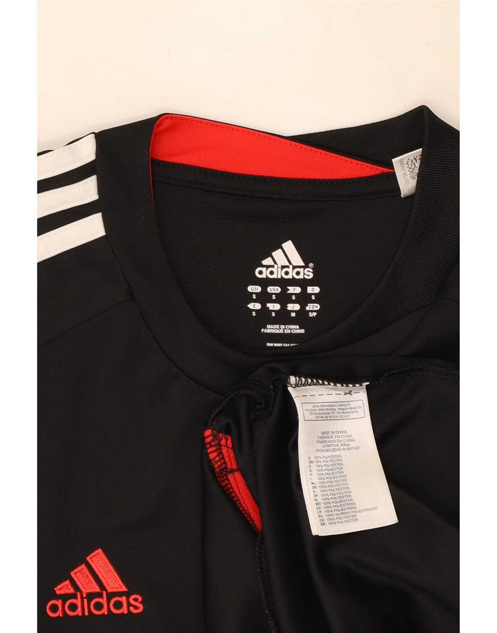 Tricou Adidas Climacool pentru bărbați Top mic, negru, poliester color bloc
