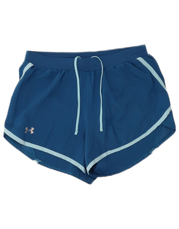 Pantaloni scurți sport Under Armour pentru femei UK 10 Small Blue Striped Sports