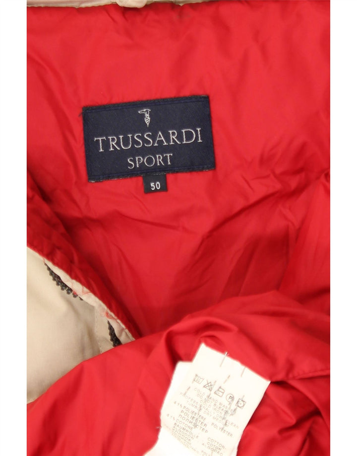 Jachetă căptușită pentru bărbați Trussardi IT 50 mare, bej, poliester