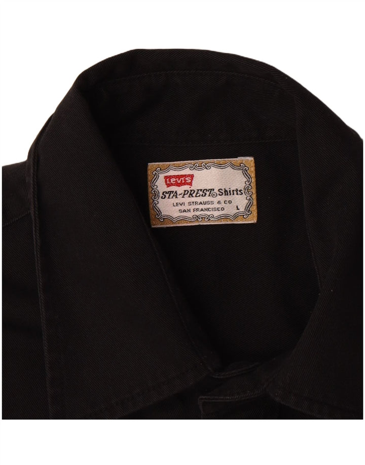 Cămașă pentru bărbați Levi's, mare, negru, bumbac