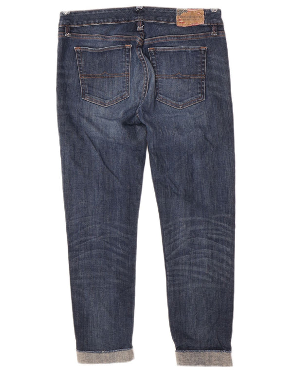 Blugi skinny crop pentru femei Ralph Lauren W29 L26 bumbac albastru