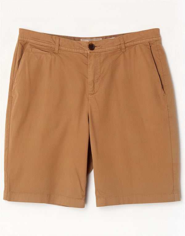 Fat Face Pantaloni scurți chino pentru femei UK 16 Large W34 Beige Bumbac