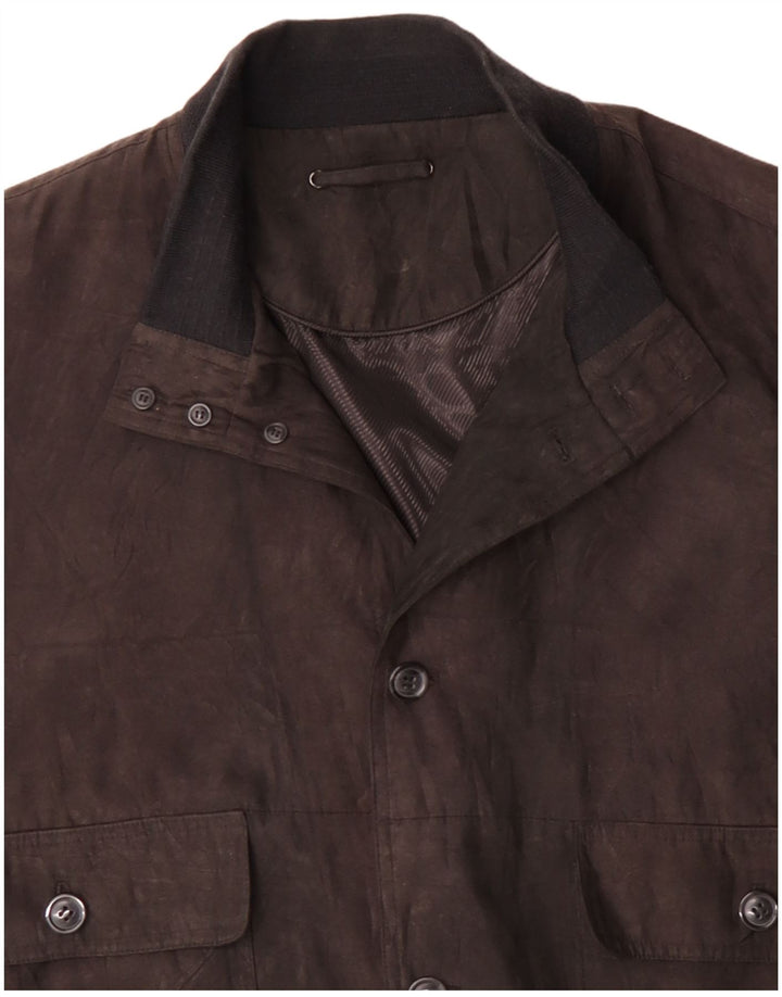 Bomber vintage pentru bărbați UK 40, mare, gri, poliester