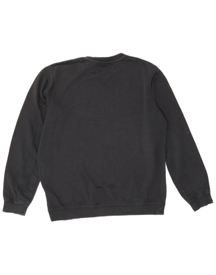Pulover NIKE pentru bărbați, bumbac mediu negru