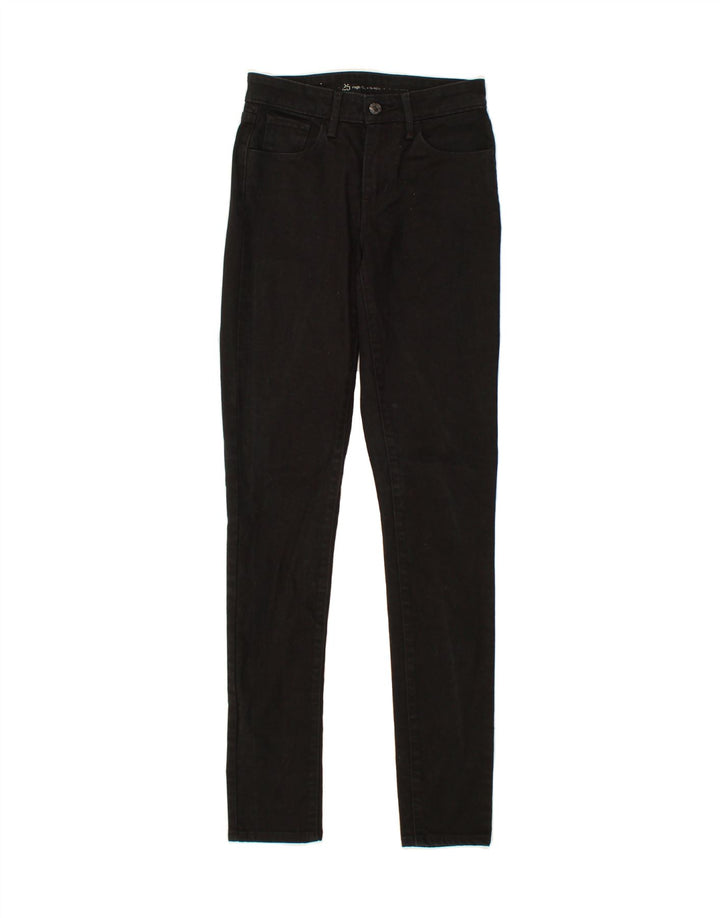 LEVI'S Womens Skinny Jeans W25 L34 Black Cotton Vintage Levi's and Second-Hand Levi's from Messina Hembry 