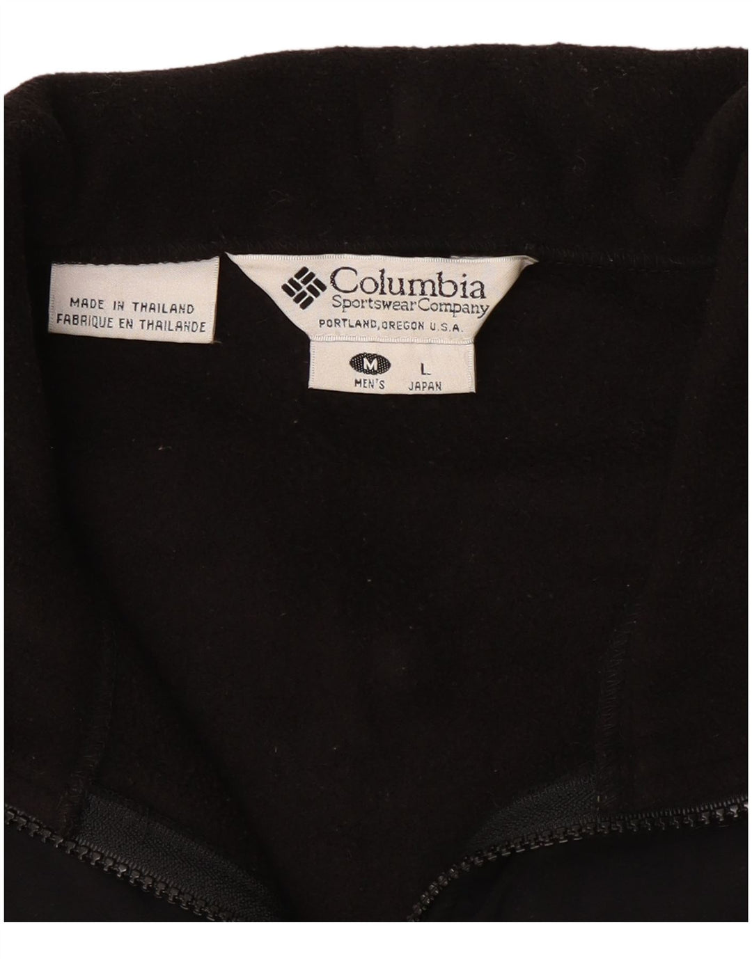 Jachetă pentru bărbați COLUMBIA Titanium Fleece UK 38 Medium Black Colorblock