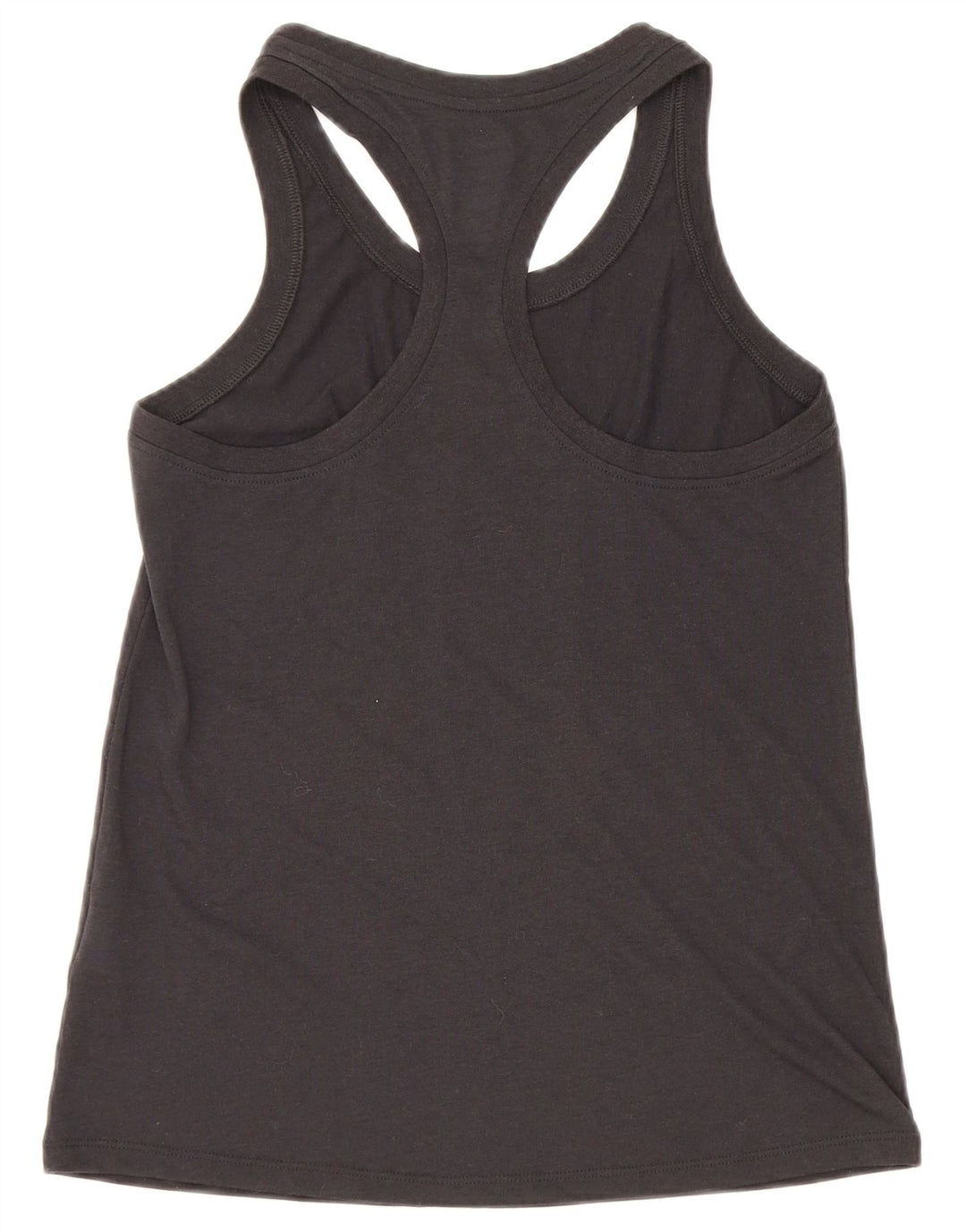 Top cu vestă grafică Nike Dri Fit pentru femei UK 10 Poliester negru mic