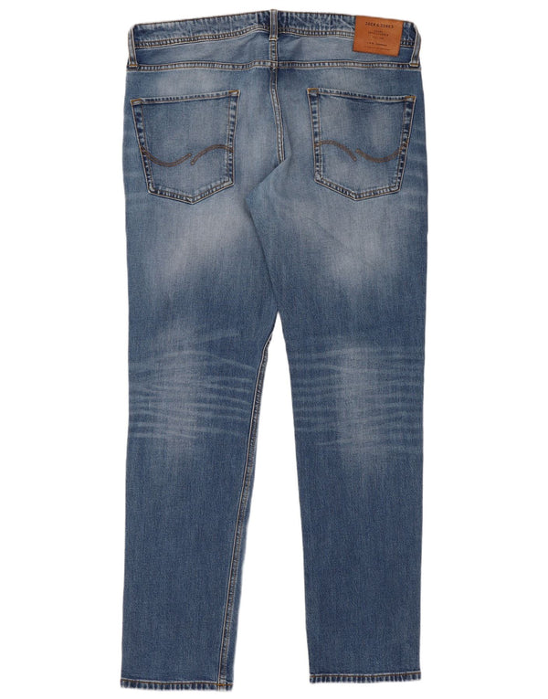 Jack & Jones Mike Comfort Fit blugi slim pentru bărbați W36 L34 bumbac albastru