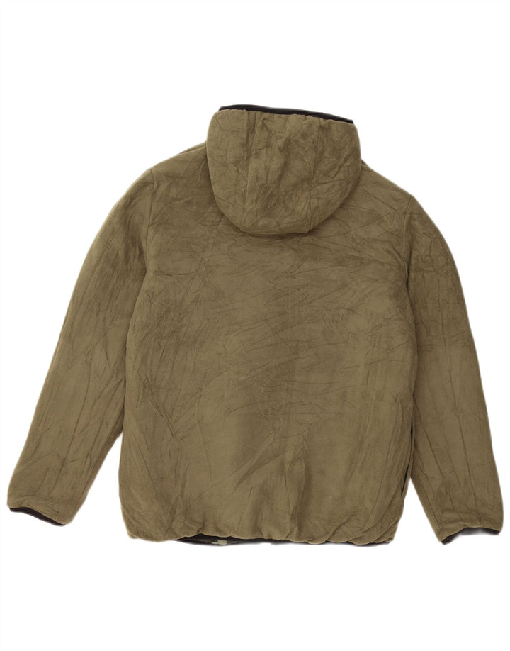 UNDER ARMOUR Palton căptușit cu glugă pentru băieți 13-14 ani, kaki, camuflaj