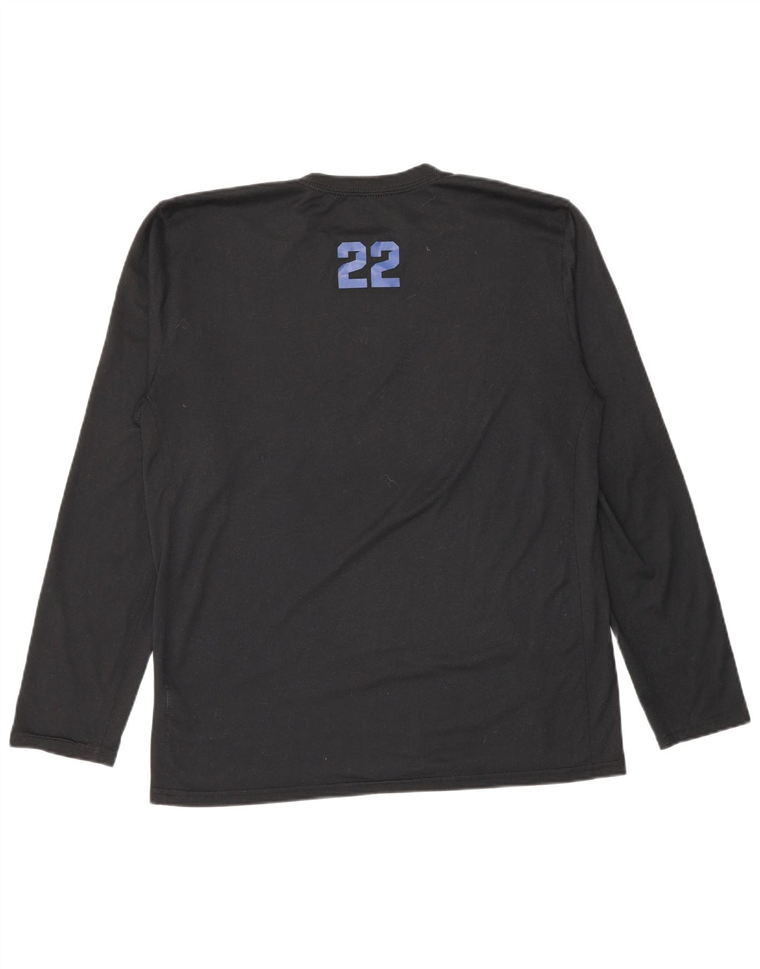 Nike pentru bărbați Wildcats Graphic Top cu mânecă lungă, mare, negru, poliester