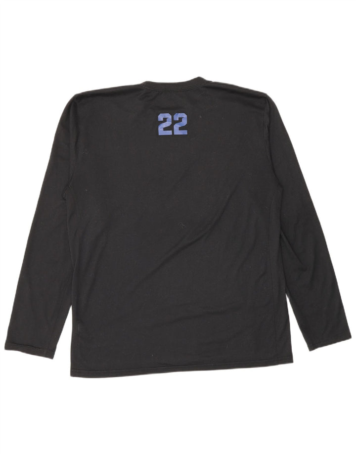 Nike pentru bărbați Wildcats Graphic Top cu mânecă lungă, mare, negru, poliester