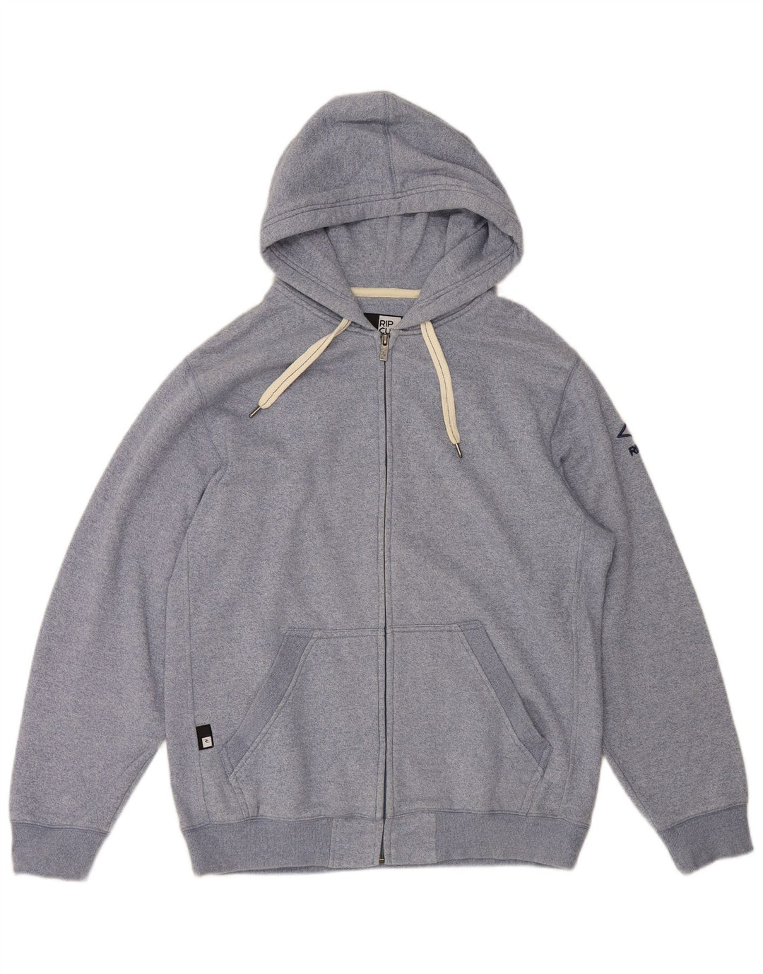 Pulover Rip Curl pentru bărbați, cu fermoar, bumbac, albastru
