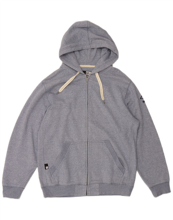 Pulover Rip Curl pentru bărbați, cu fermoar, bumbac, albastru