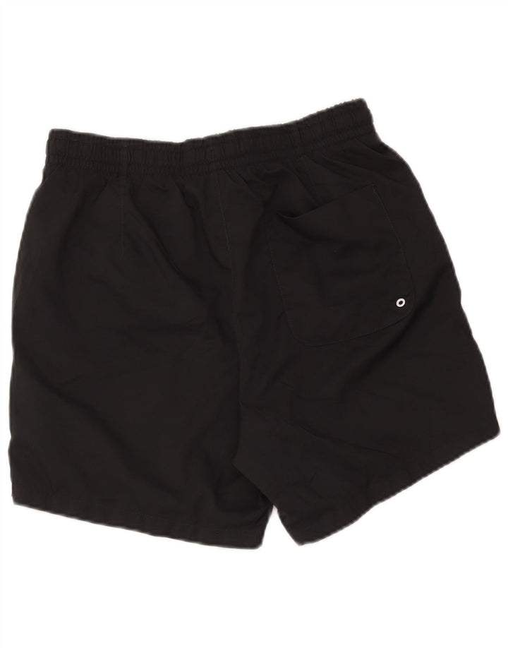 Pantaloni scurți de înot Nike pentru bărbați, poliester mediu negru