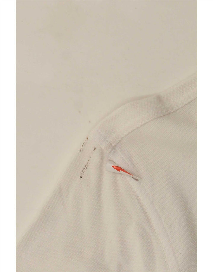 Cămașă polo pentru bărbați Fred Perry, slim, bumbac alb mediu