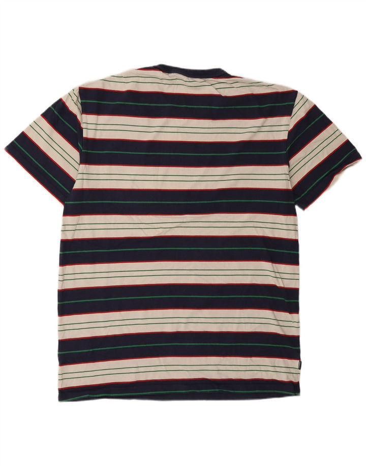 Tricou Superdry pentru bărbați Top mare din bumbac cu dungi multicolore