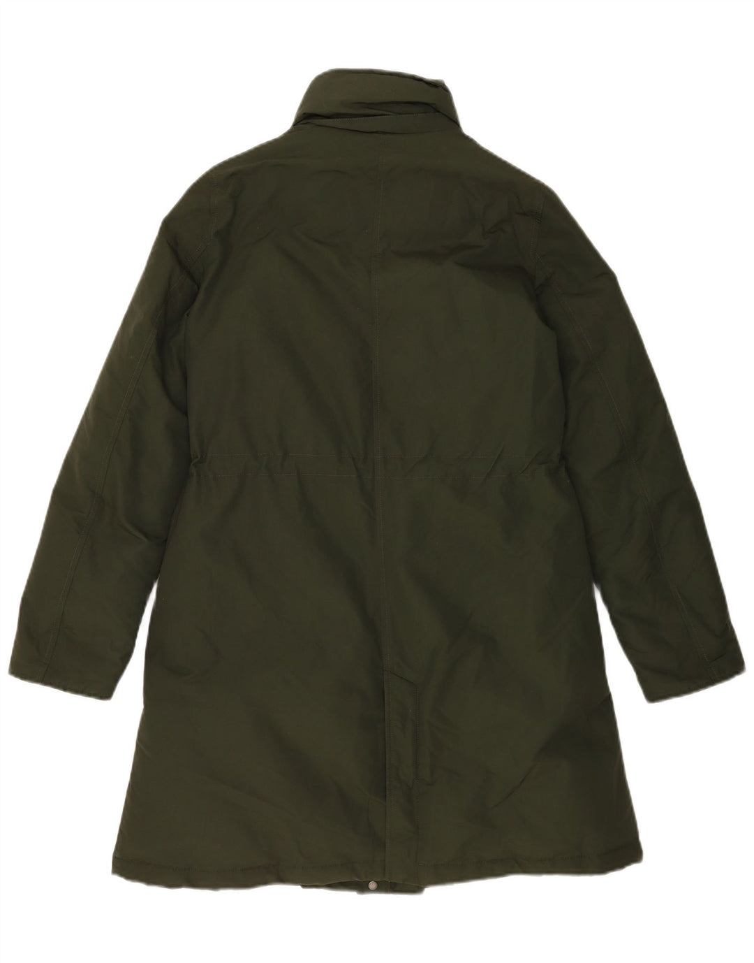 Jachetă căptușită supradimensionată pentru femei Woolrich UK 10 mic bumbac kaki