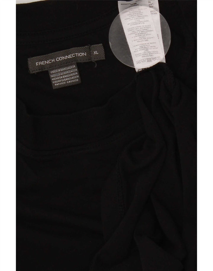 Tricou pentru bărbați French Connection Top XL Bumbac negru