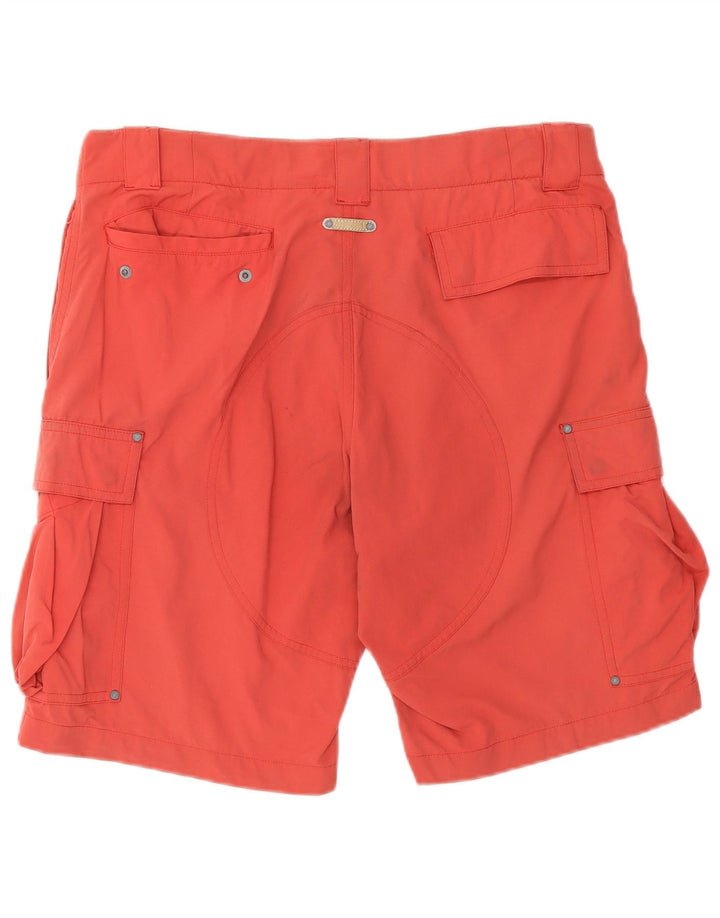 Pantaloni scurți cargo Fila pentru bărbați, medii W32, roșii