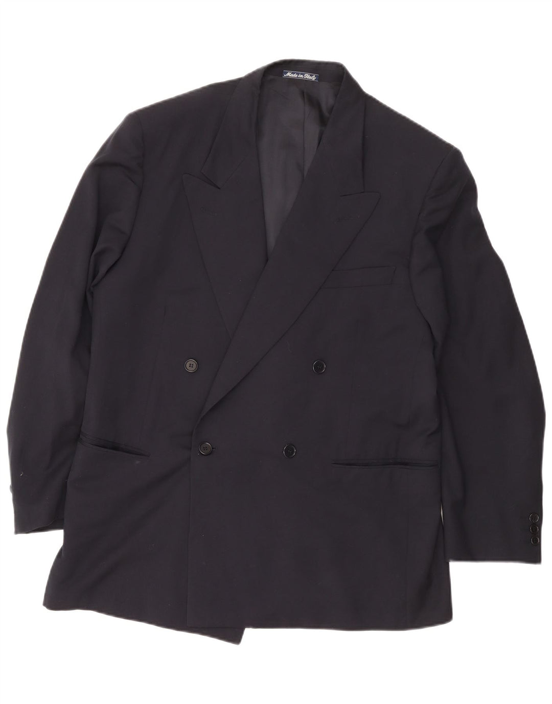 Jachetă pentru bărbați Cerruti 1881 Blazer Dublu Lână Bleumarin Mediu