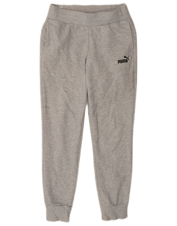 Pantaloni de trening Puma pentru femei Joggeri UK 10 Bumbac gri mic
