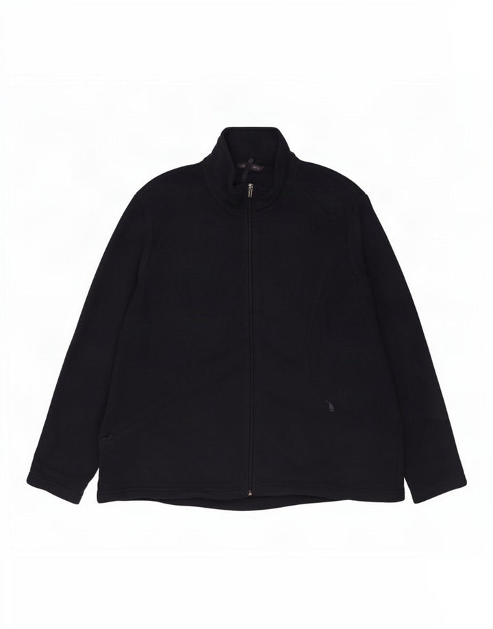 Jachetă fleece pentru femei Marks & Spencer UK 20 2XL bleumarin poliester