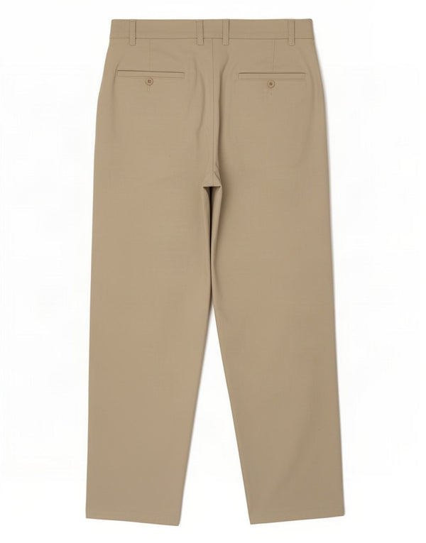 Pantaloni chino drepți vintage pentru bărbați W38 L30 bumbac bej