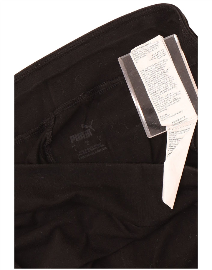Leggings pentru femei Puma UK 14, mare, negru, bumbac