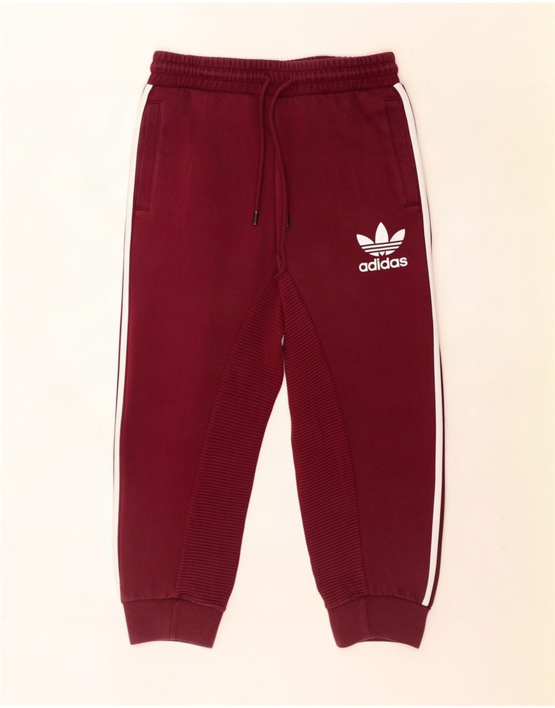 Pantaloni de trening pentru bărbați Adidas Pantaloni de jogging, bumbac maro mediu
