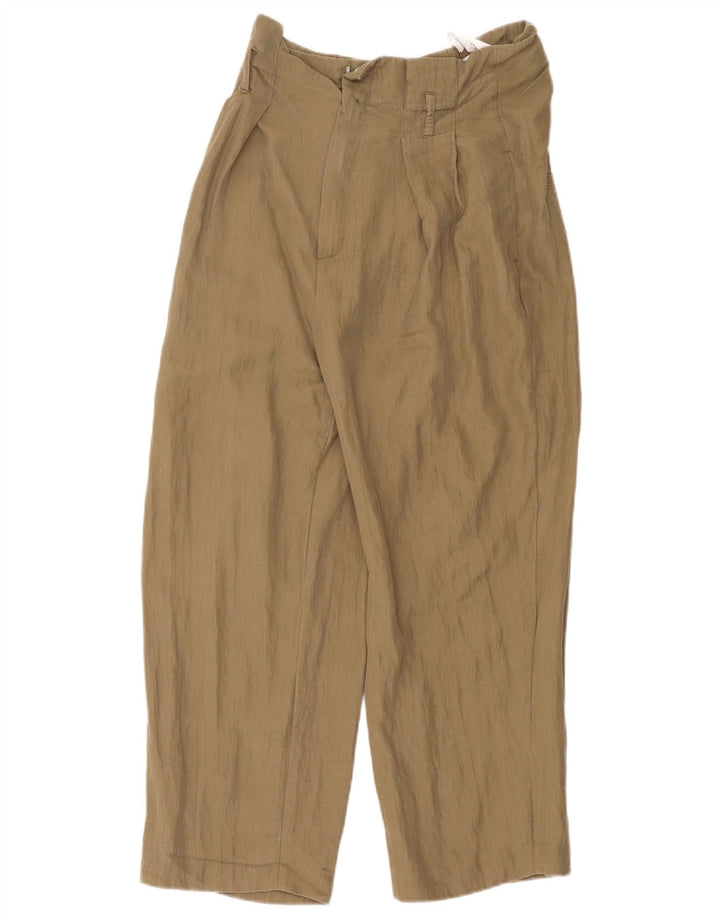 Pantaloni Harem pentru Damă Zara Mediu L28 L22 Kaki Lyocell