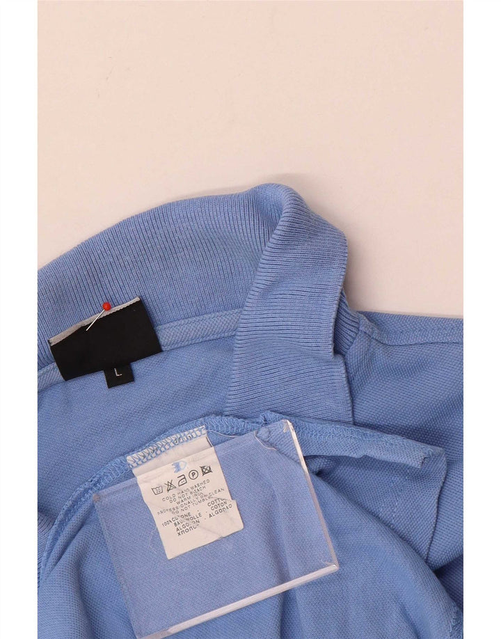 Tricou polo Trussardi pentru bărbați, mare, albastru, bumbac