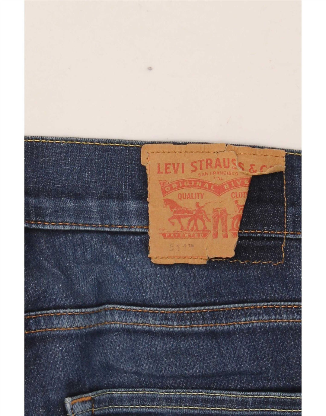 Blugi pentru bărbați Levi's 511 Slim W33 L34 Bumbac bleumarin