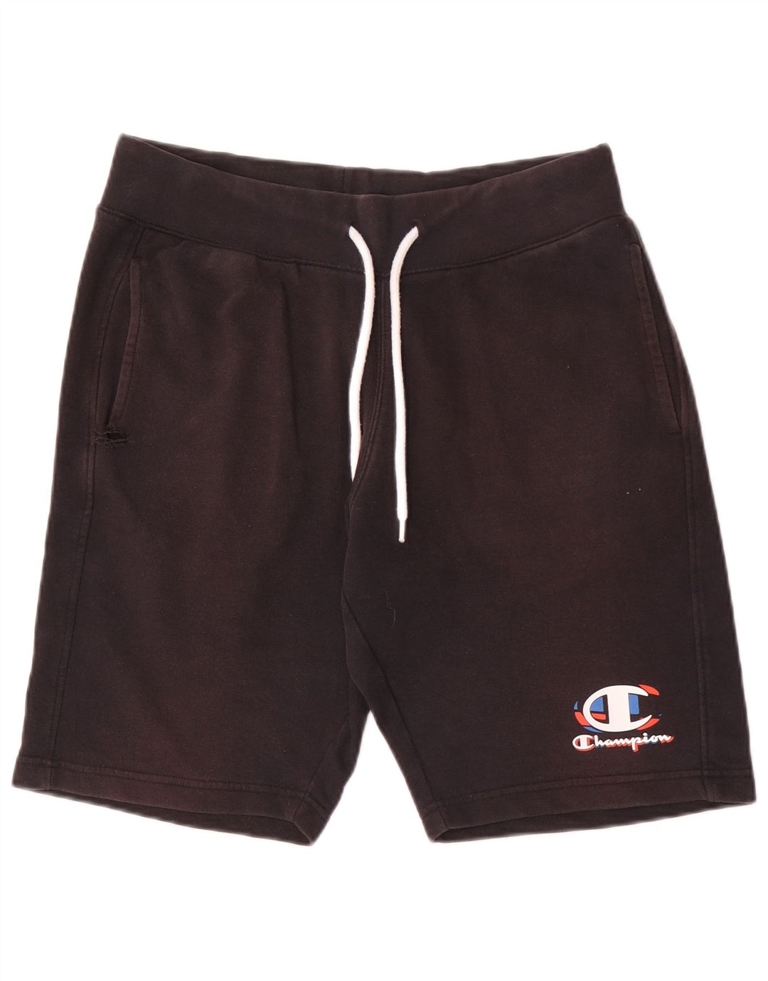 Pantaloni scurți sport Champion pentru bărbați, bumbac mediu negru