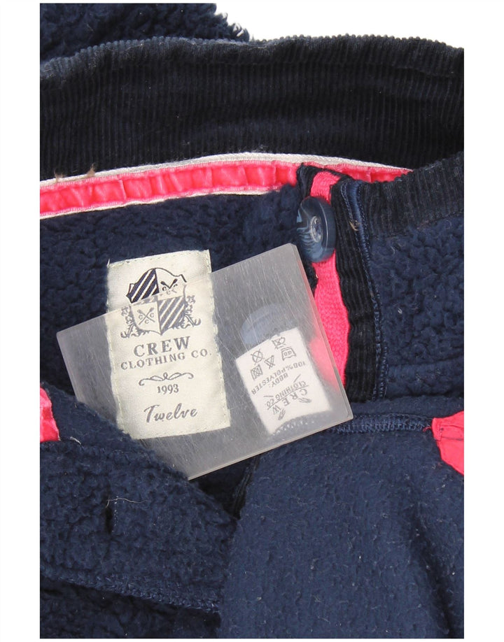 Crew Clothing Pulover din lână pentru femei UK 12 Medium Bleumarin Poliester