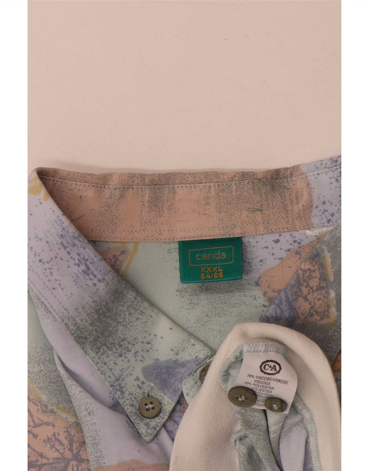 Cămașă cu mânecă scurtă pentru bărbați Canda, cu model abstract, 3XL, multicolor