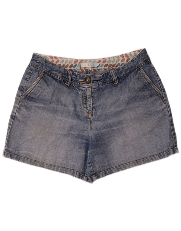 Pantaloni scurți din denim pentru femei Boden UK 14 Large W34 Blue Bumbac